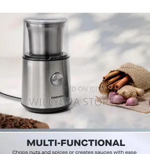Daewoo 200w Wet Dry Stainless Steel Blades Coffee Spice Grinder