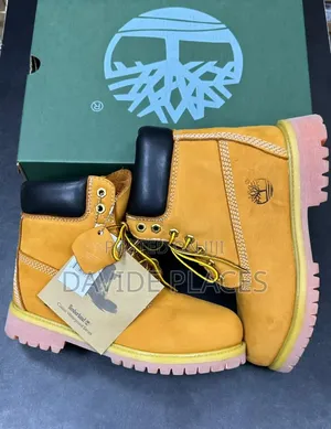 Original Quality Timberland Leather Unisex Boot Black