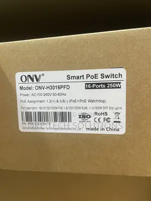 Onv 16 Port Gigabit Poe Switch.