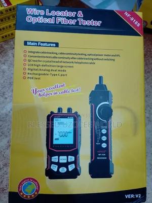 Noyafa Nf-918s Optical Fiber+Rj45 Network Cable WireLocator TesterTool