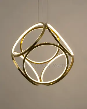 Nordic Gold Circle Pendant Light Led Lamp for Dining Room Living Room