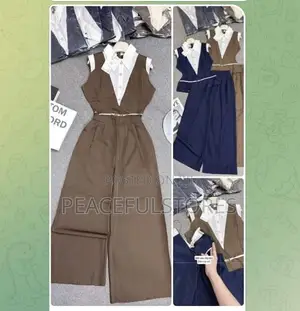 Teen Girls' Luxury 3-Piece Corporate-Chic Waistcoat Wide-Leg Trouser