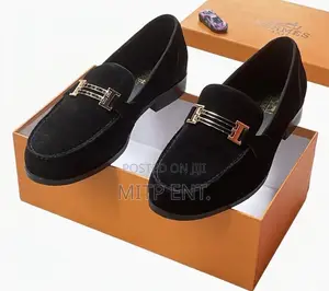 Hermes Men Suede Loafers Shoes