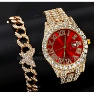 Watchband Quality Red Wristwatch