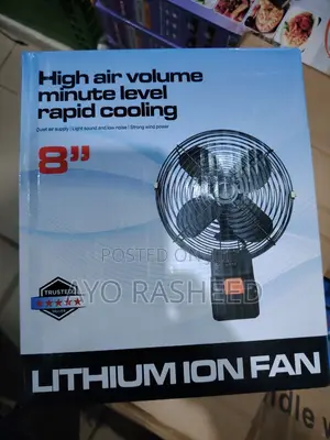 Lithium Ion Fan