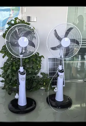 Est Rechargeable Fan 18inches With Panel Inside