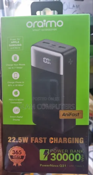 Oraimo 30000mah Power Bank
