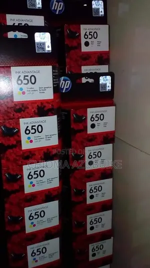 Original Hp 650 Ink Cartridges – Black Tri-color