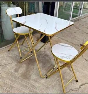 Foldable Student Table With 2 Chairs