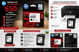 Original Hp 650 Black Ink Cartridge