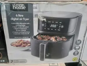 George Home Black 6l Digital Air Fryer