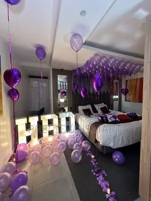 Hotel Room Decoration Backdrop Setup in Port Harcourt