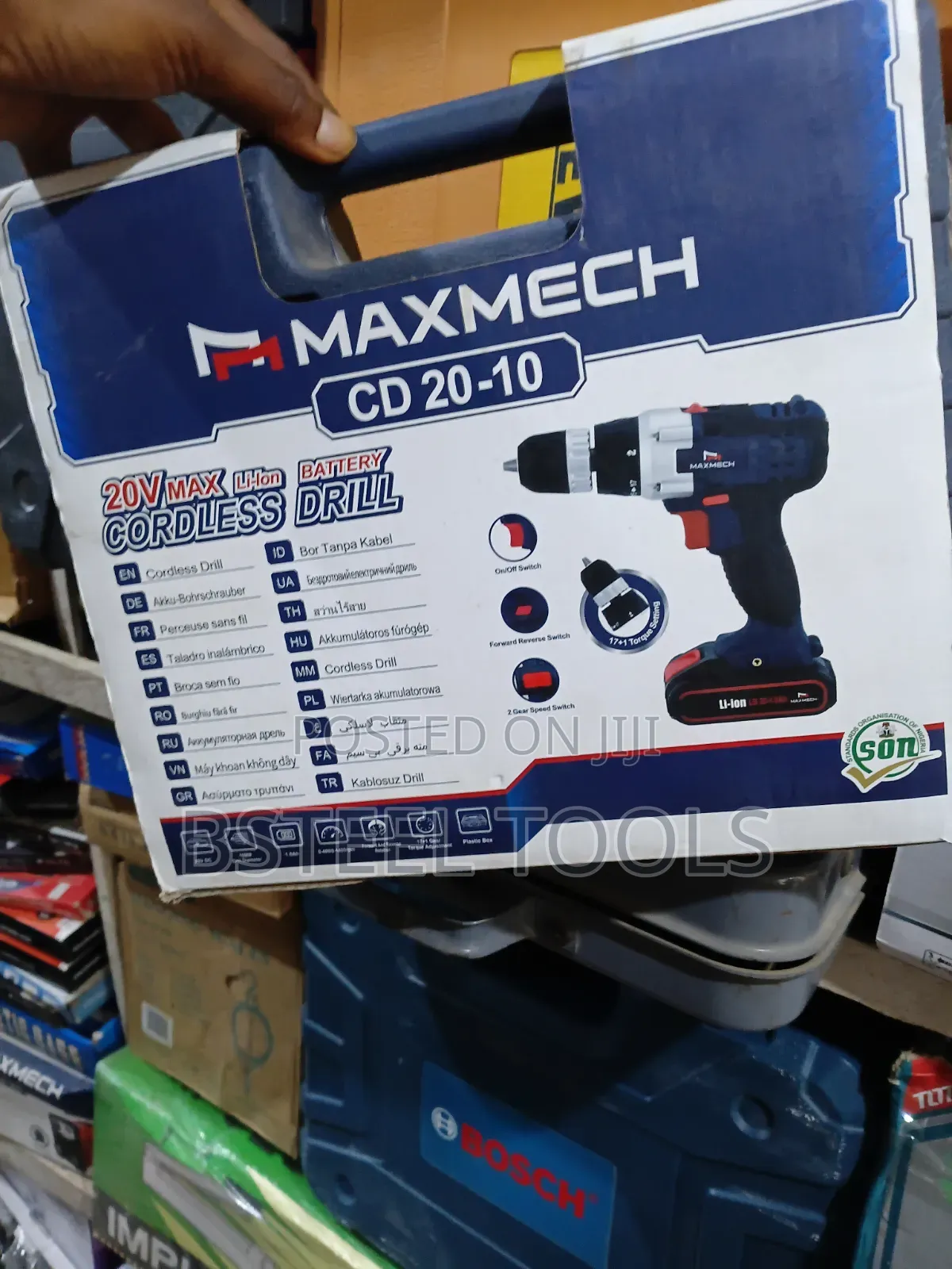 Maxmech Cordless Screw Machine – Rechargeable Drill Screwdriver