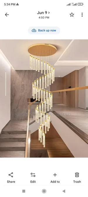Duplex Building Grand Chandelier Villa Living Room Light French Luxury