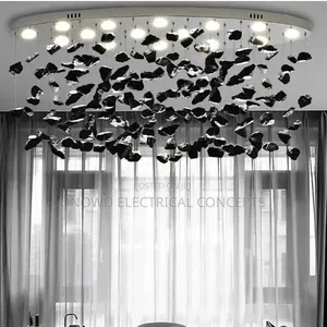 Modern Luxury Crystal Led Ceiling Lamp Lustrous Indoor Lighting