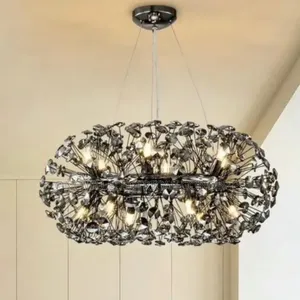 Nordic Postmodern Designer Wooden Bird's Nest Pendant Light