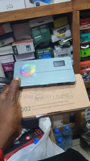 D02 Rgb Led Video Light 4000mah Photography Fill Light
