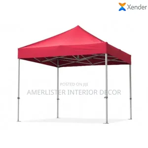 Red 10by10ft Foldable Canopy