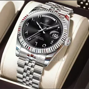 High Quality Poedagar Chain Day/Date Quartz