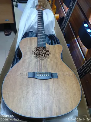 Original Smiger Lg-09 Engraved Hole 40"Electro Acoustic Guitar.