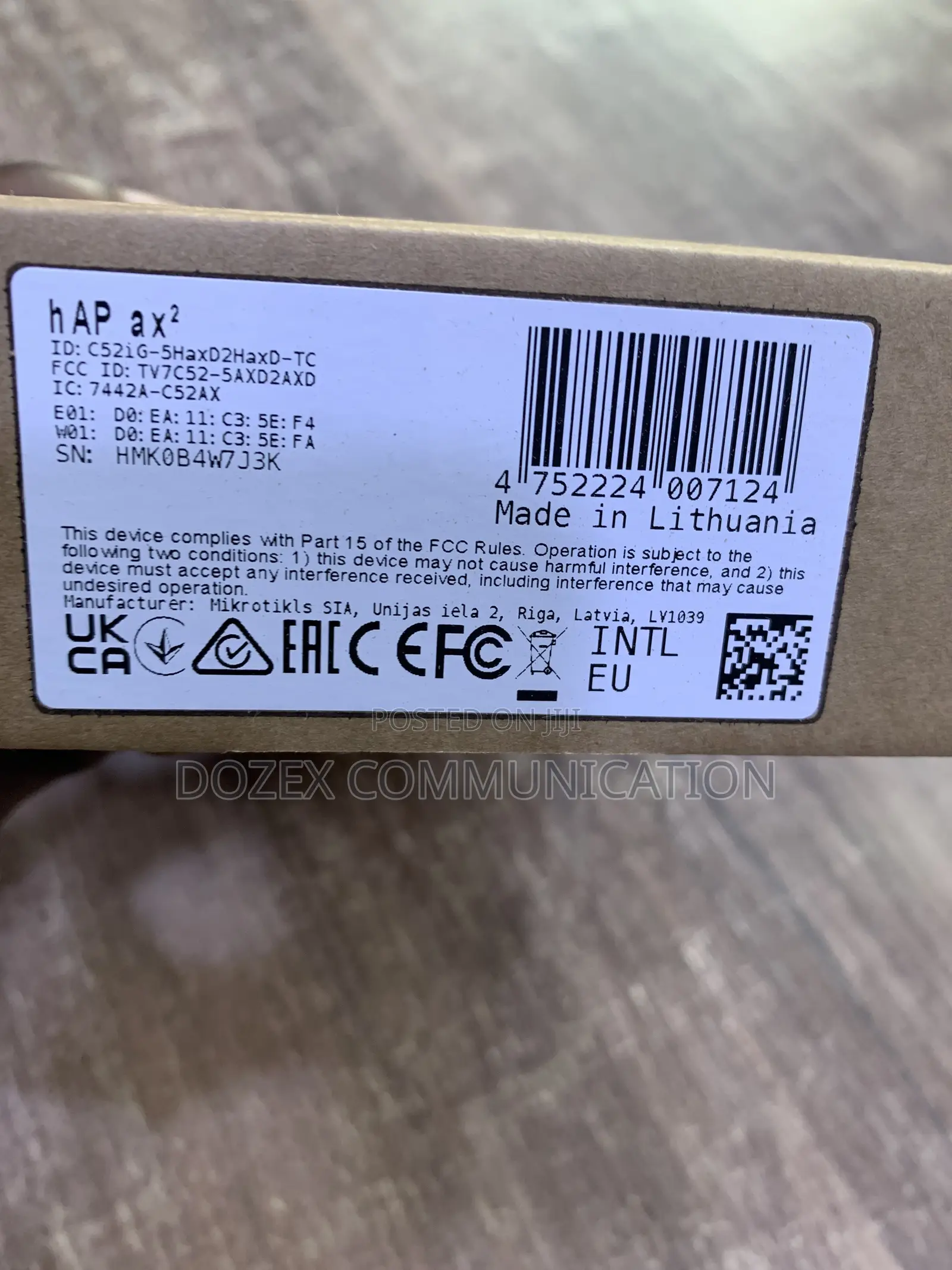 Mikrotik Hap Ax2 Router