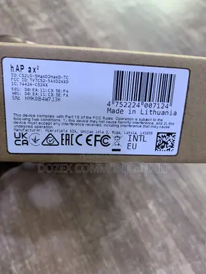 Mikrotik Hap Ax2 Router