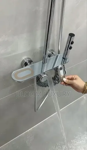 High Chrome Luxury Standing Shower