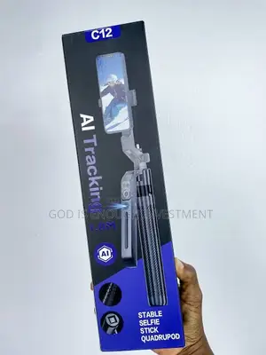 C12 Al Auto Face Tracking Tripod 360 Degree Rotation
