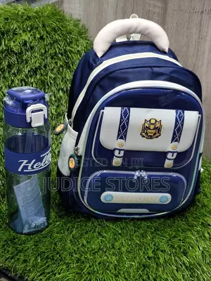Beautiful School Bag With Water Bottle