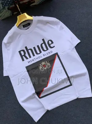Rhude Pure Cotton Round Neck