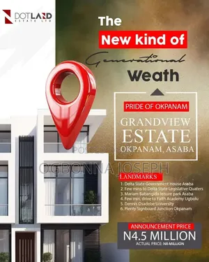 Landed Property for Sale in Okpanam, Asaba Delta State.