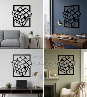 Rubix Cube_3d Wall Art