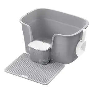 Extra Large Cat Litter Box With High Sides.