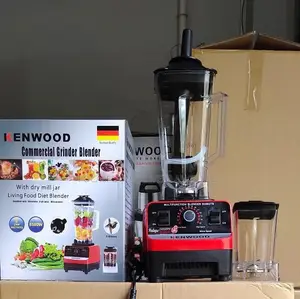 Kenwood Industrial 8500wax Food Crusher Blender -Red