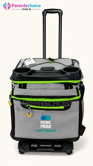 Collapsible Rolling Cooler Bag- 60cans/22.5l