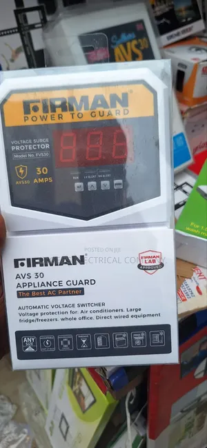 Firman 30 Amps Automatic Voltage Surge Protector For Ac's Fridge Etc.