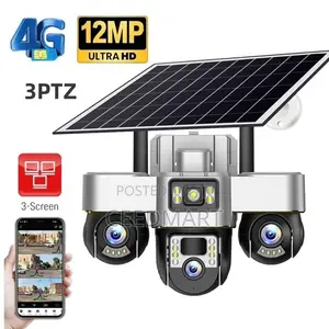Intelligent Solar PTZ T31 Triple Lens 4g Lte Camera