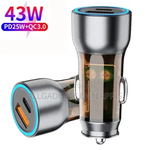 Car Charger With 43w Super Fast Charging