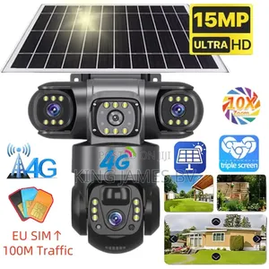 Never Miss a Thing With 3 Lens Solar Camera Security