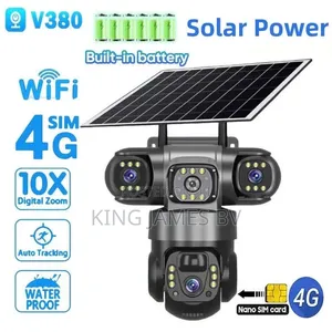 Advanced Surveillance Made Easy – 3 Lens Solar Camera