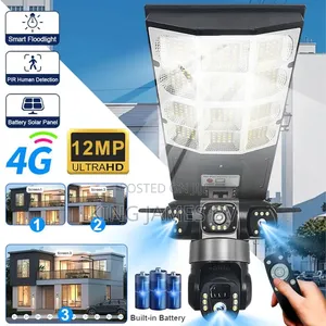 Solar Street Light With CCTV Camera – Light + Security in One