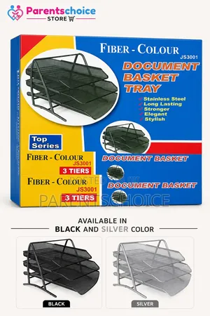 Document Basket Tray - 3 Layers