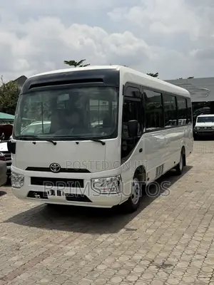 New Toyota Coaster 2025 White