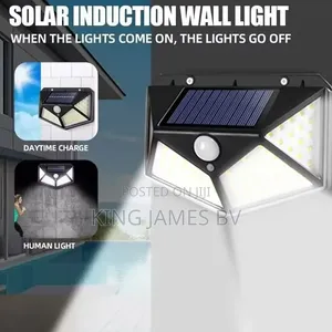Solar 100 Led Sensor Wall Light – Ultra Bright Outdoor Security Light