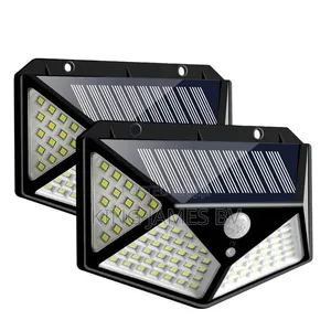 Powerful Solar 100 Led Wall Light – Smart Motion Detection