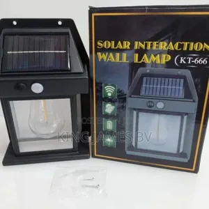 Smart Solar Filament Wall Light – Bright Security With Modern Style