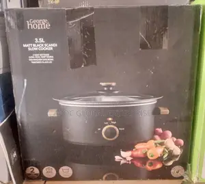 George Home Black Scandi Slow Cooker 3.5l