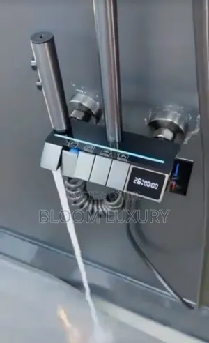 Thermostatic Grey Rainfall Standing Shower