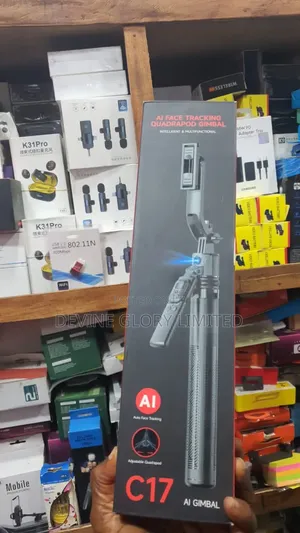 C17 Ai Face Tracking Tripod Gimbal Selfie Stick 1.63m