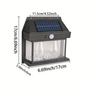 Solar Sensor Double Filament Bulb Wall Light –Elegant Outdoor Lighting